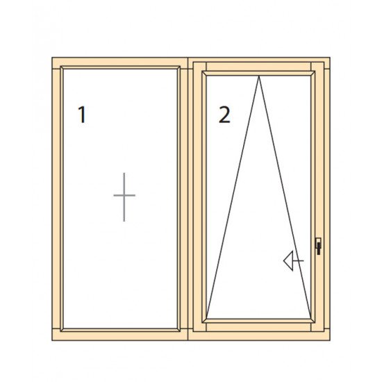 Прозорци и врати от дърво IV78-17