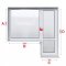 Балконски прозорец (пистолет) Rehau Euro-Design 60 - 60 мм с балконска врата 220/150 см