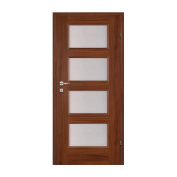 Интериорна врата Classen Malaga 4/4 стъкло - орех