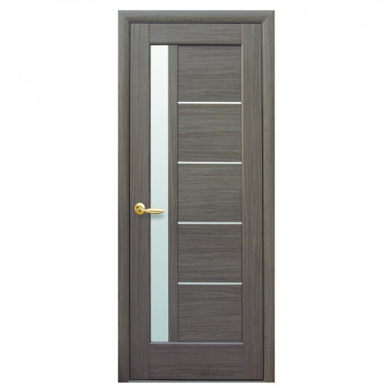Интериорна врата със стъкло Стил Галинда – цвят Сив