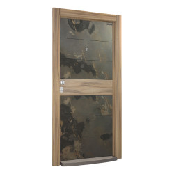 Блиндирана врата Италиански стил ST 01Lapis Stone / Light Natural Walnut