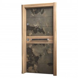 Блиндирана врата Старлайф ST 01Lapis Stone / Light Natural Walnut