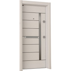 Блиндирана врата Старлайф L 205 White Pearl