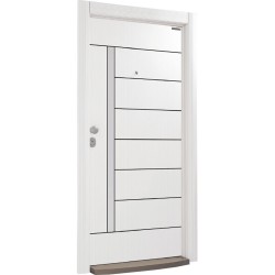 Блиндирана врата Италиански стил L 205 White Pearl
