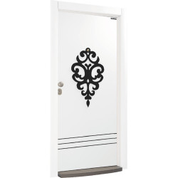 Блиндирана врата Италиански стил R 726 HG White / Black