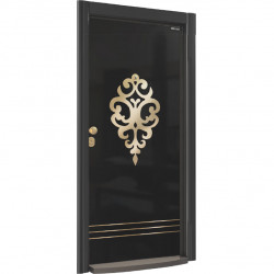 Блиндирана врата Италиански стил R 727 HG Black / Gold
