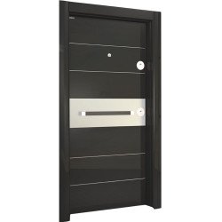 Блиндирана врата Старлайф R 721 HG Black / Chrome