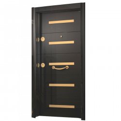 Блиндирана врата Старлайф R 724 HG Black / Gold